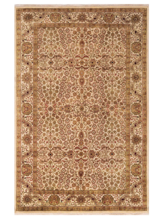 Rajpur Sivas 88345 Ivory Traditional Hand Knotted Rug