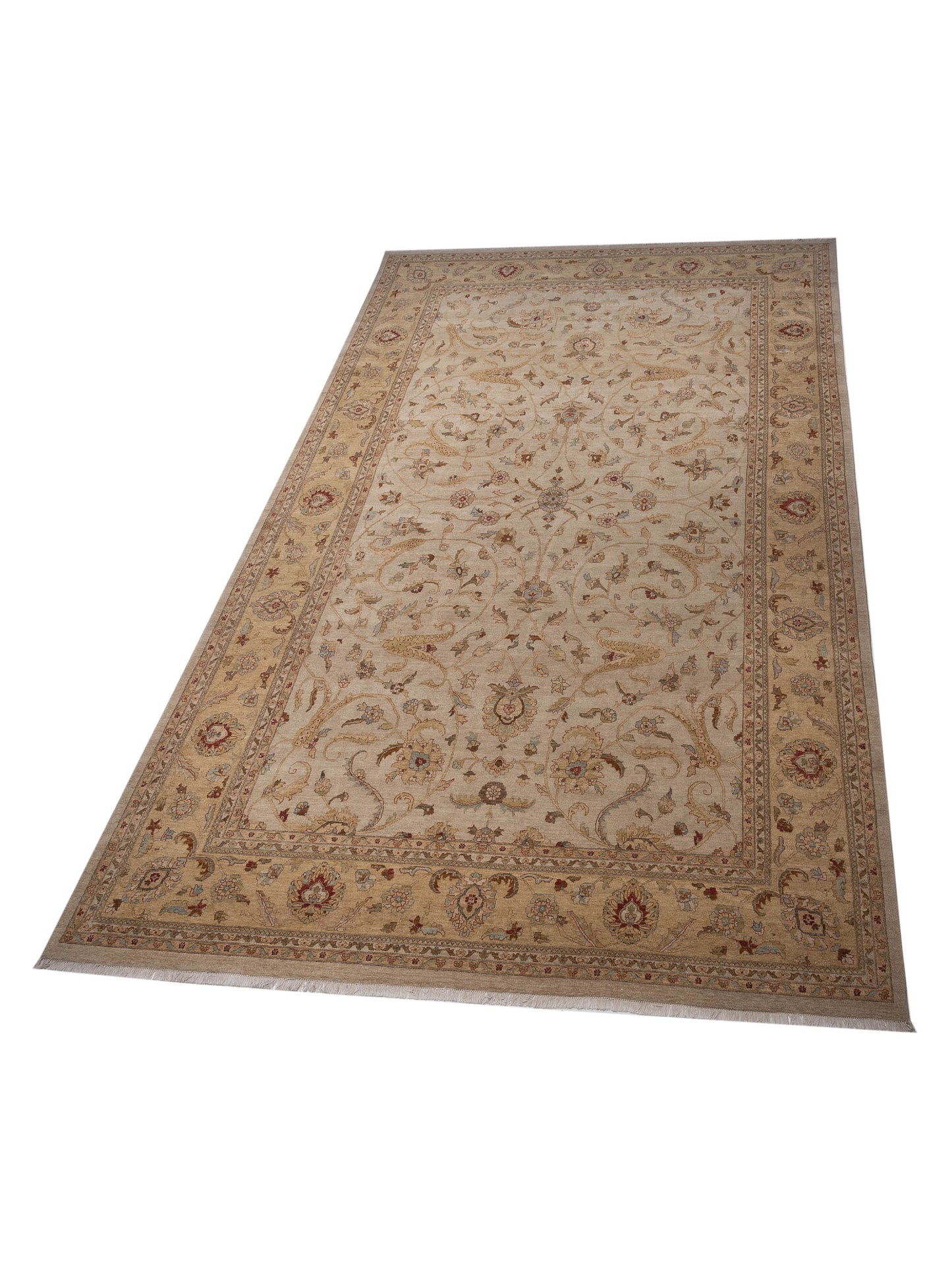 Rajpur Ghazani 88669 Ivory Gold Transitional Hand Knotted Rug