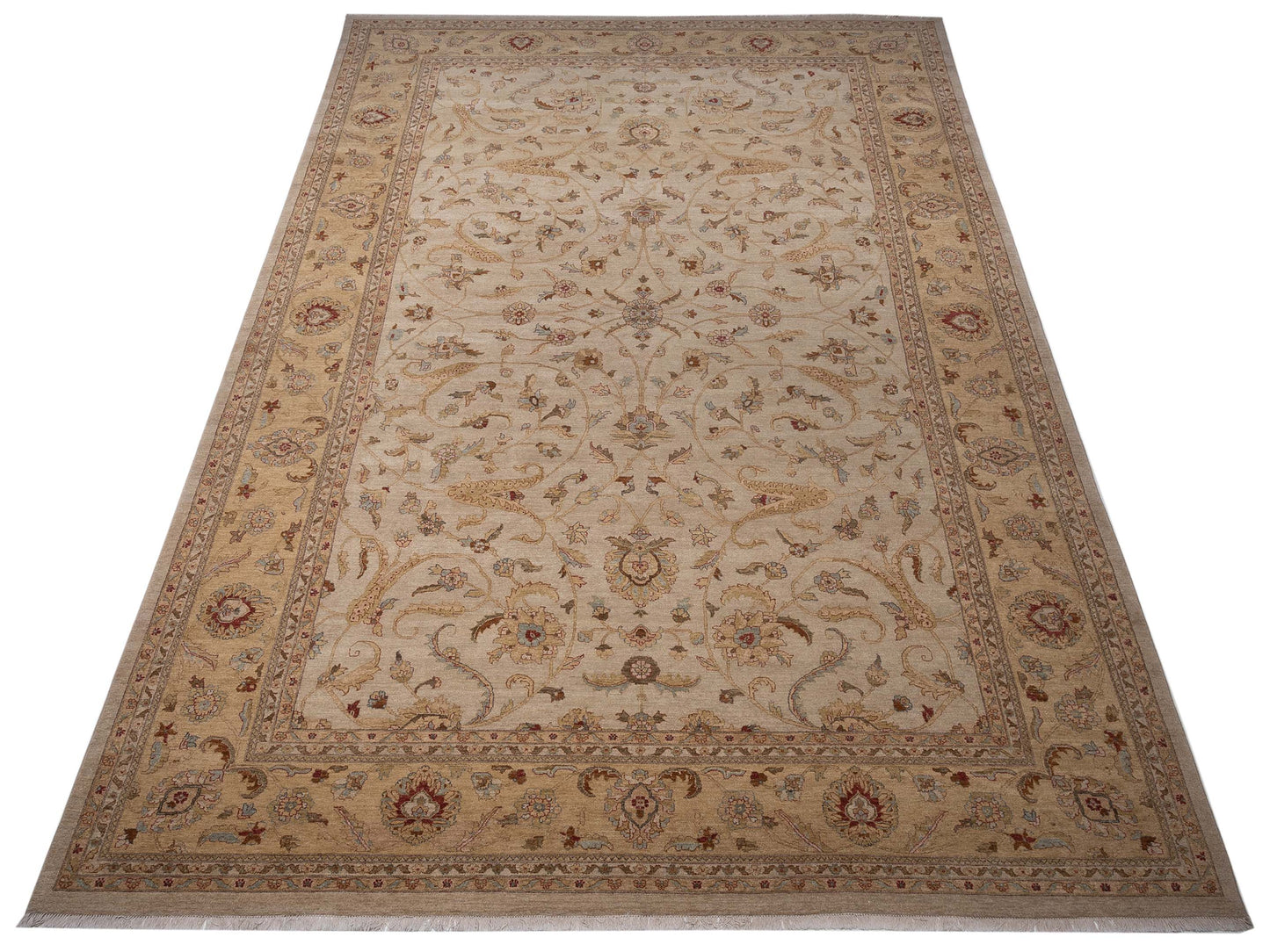 Rajpur Ghazani 88669 Ivory Gold Transitional Hand Knotted Rug