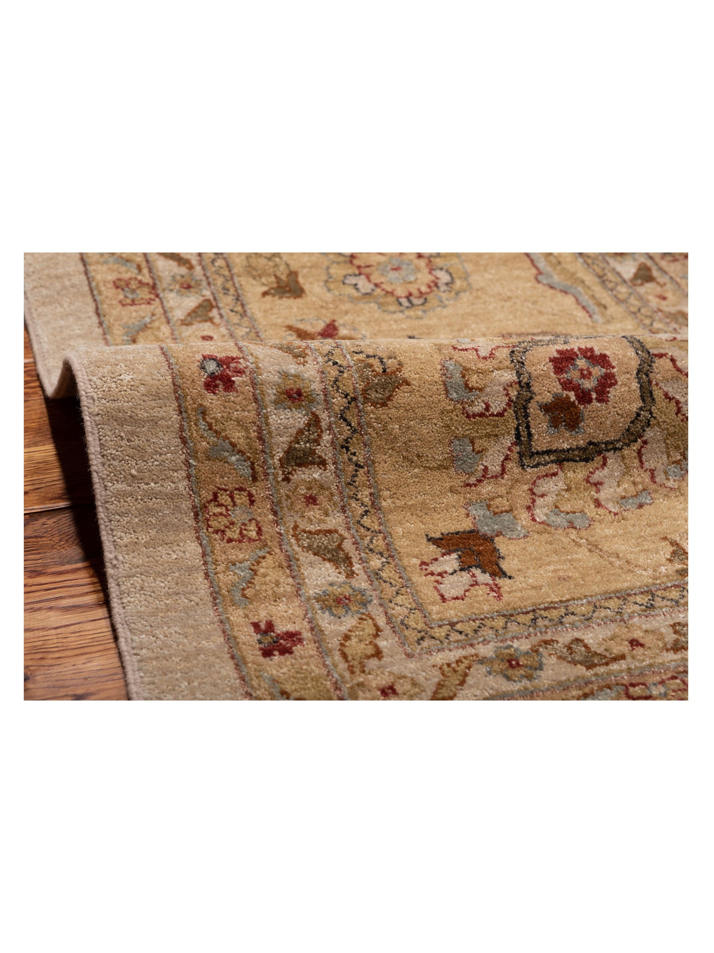 Rajpur Ghazani 88669 Ivory Gold Transitional Hand Knotted Rug