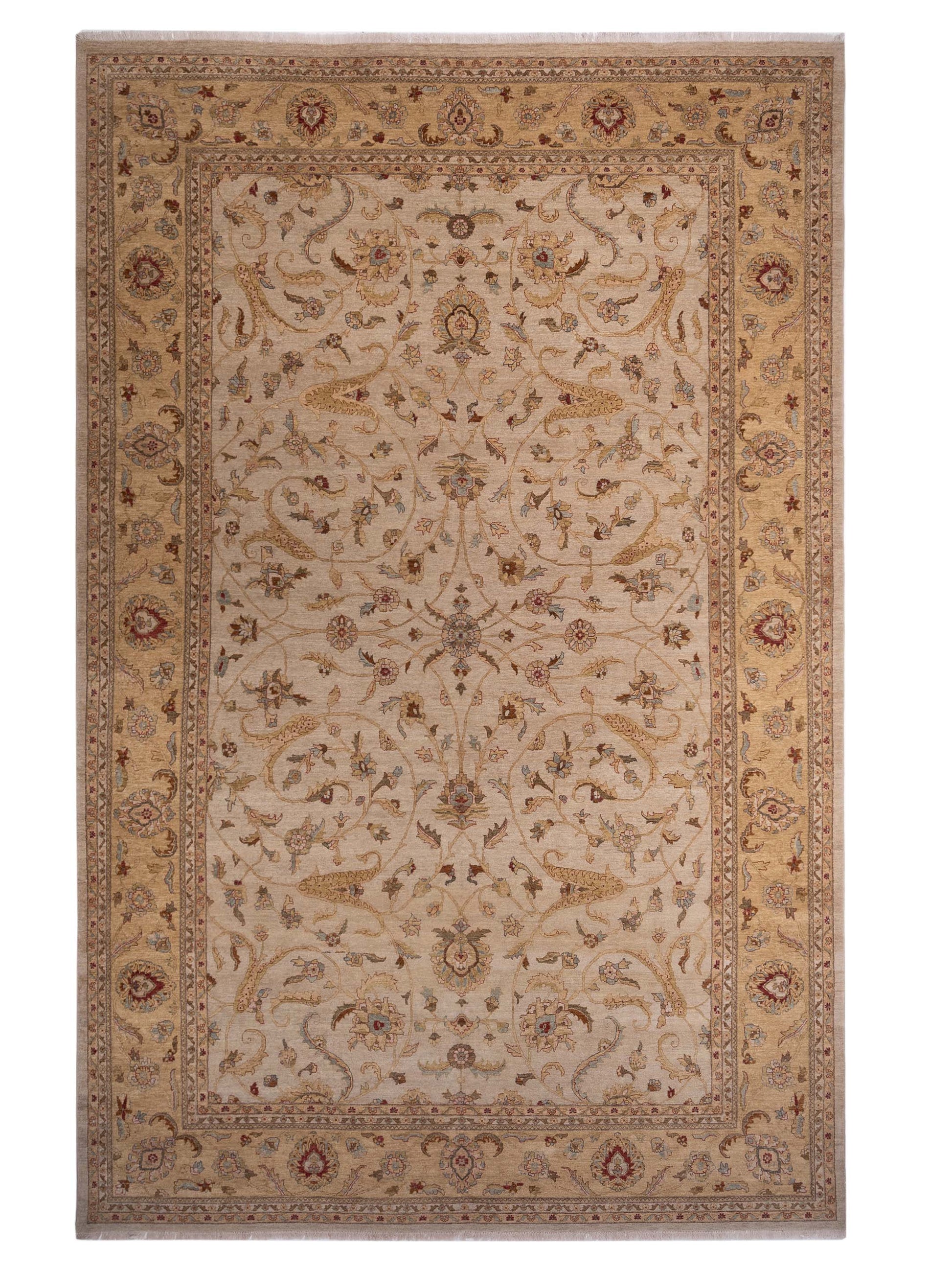 Rajpur Ghazani 88669 Ivory Transitional Hand Knotted Rug