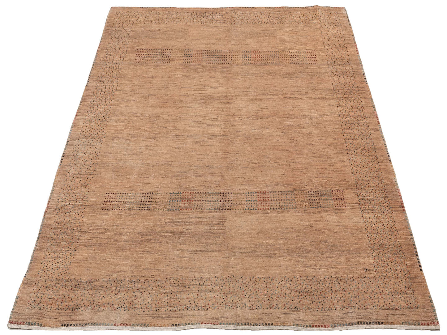 Siena Persian Gabbeh 90319 Camel  Contemporary Hand Knotted Rug