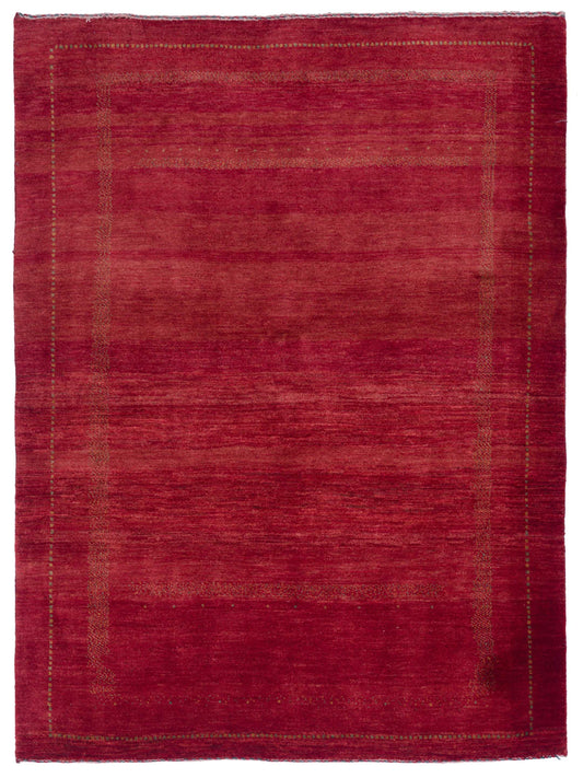 Siena Persian Gabbeh 90325 Red Contemporary Hand Knotted Rug