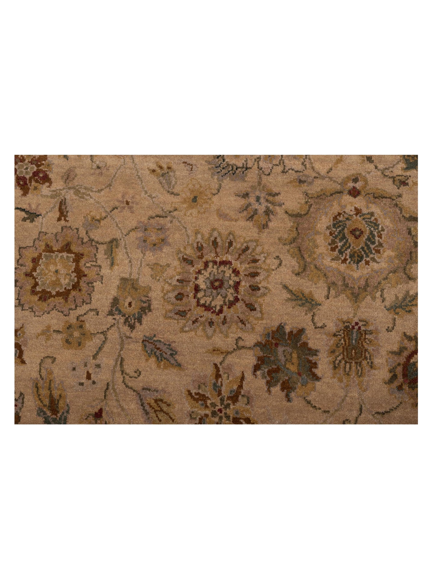 Rajpur Crown 90495 Beige Gold Transitional Hand Knotted Rug