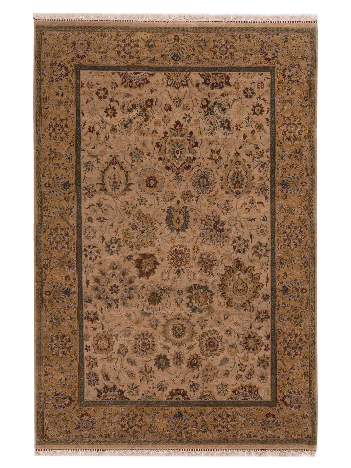 Rajpur Crown 90495 Beige Transitional Hand Knotted Rug