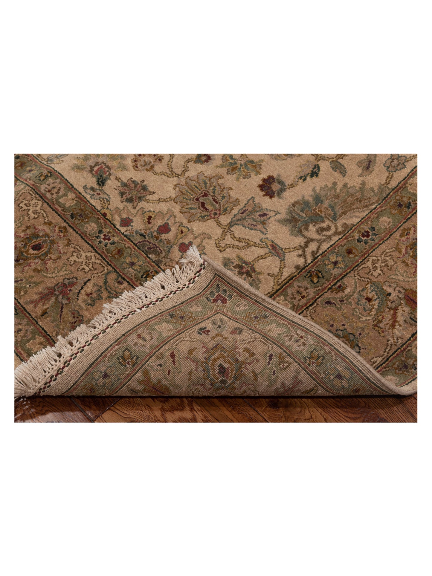 Rajpur Crown 90496 Beige Brown Transitional Hand Knotted Rug