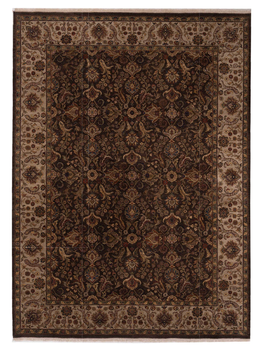 Rajpur Crown 90647 Green Transitional Hand Knotted Rug