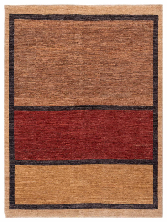 Nomad Bahar 92556 Light Brown Contemporary Hand Knotted Rug