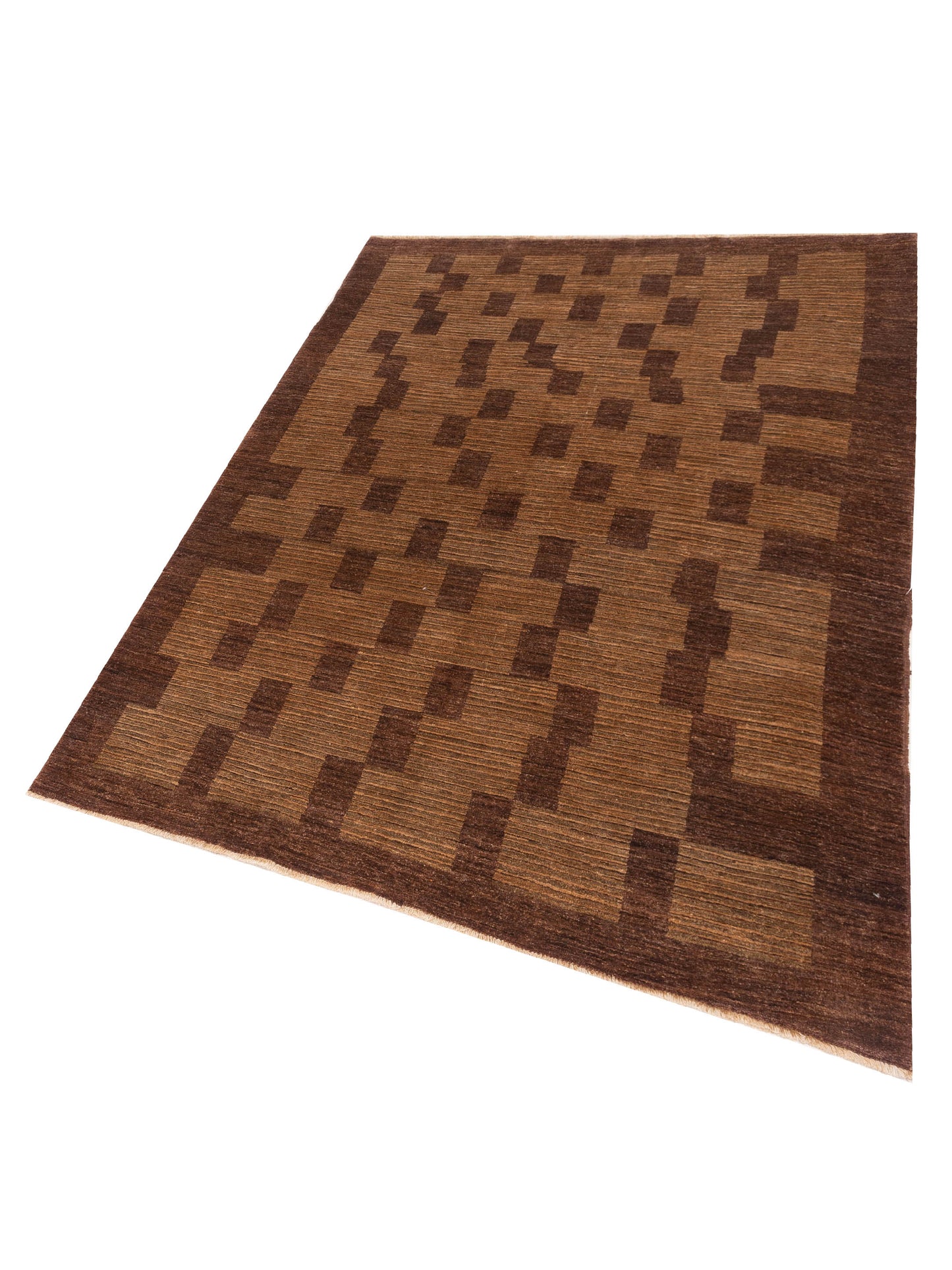 Nomad Bahar 92652 Brown  Contemporary Hand Knotted Rug