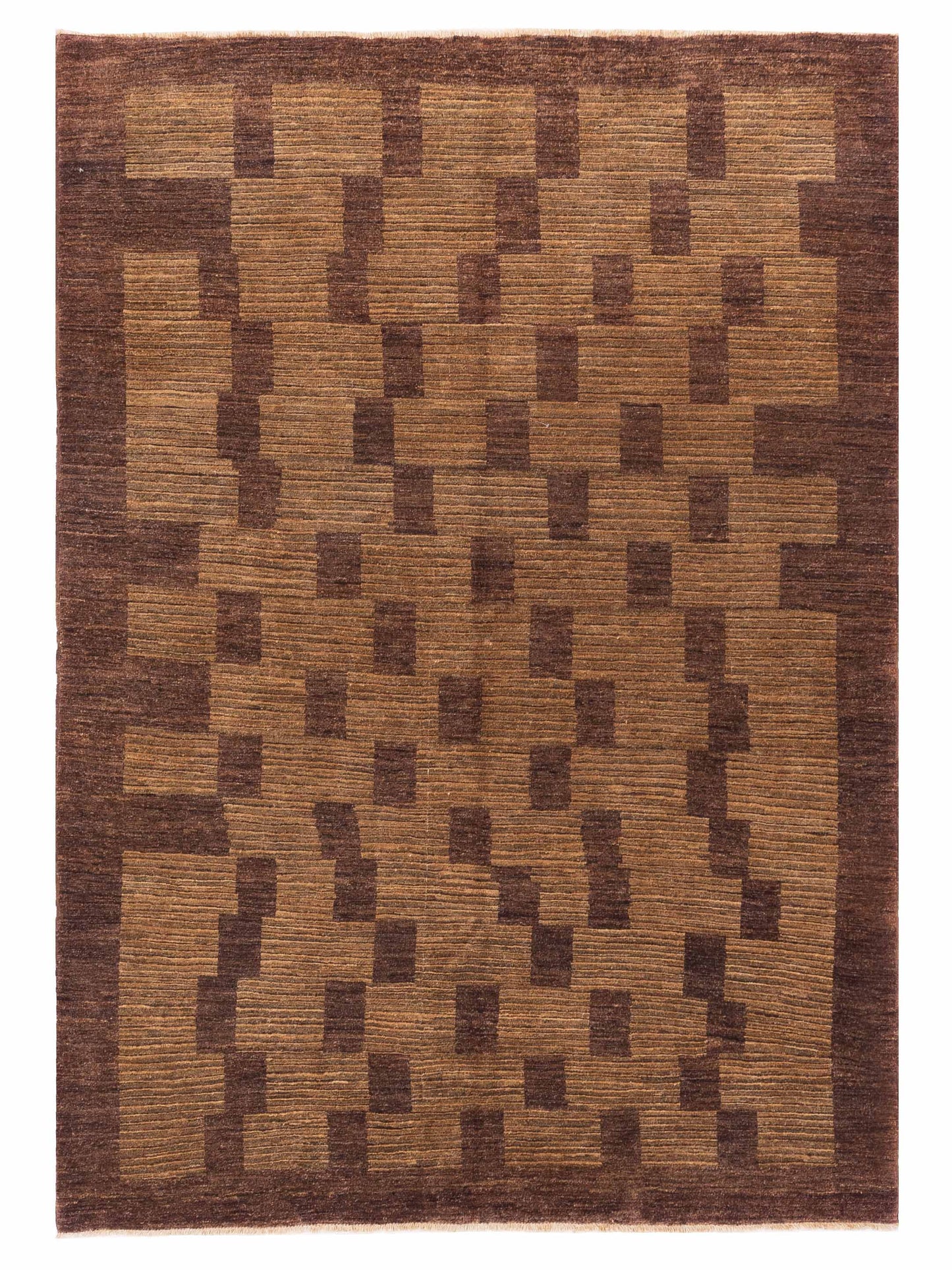 Nomad Bahar 92652 Brown Contemporary Hand Knotted Rug