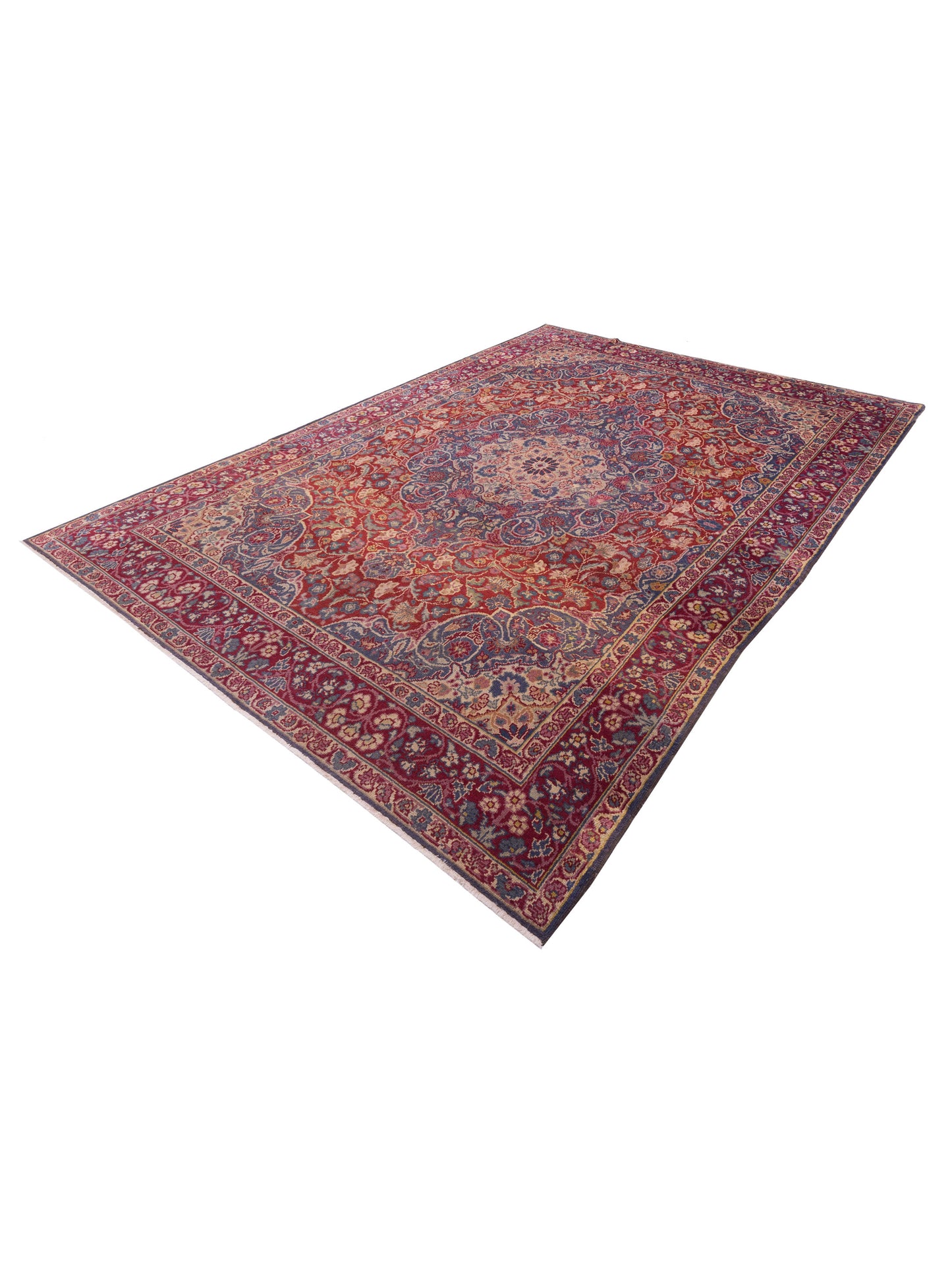 Pasha Antique Heirloom 92786 Red Burgundy Traditional Hand Knotted Rug