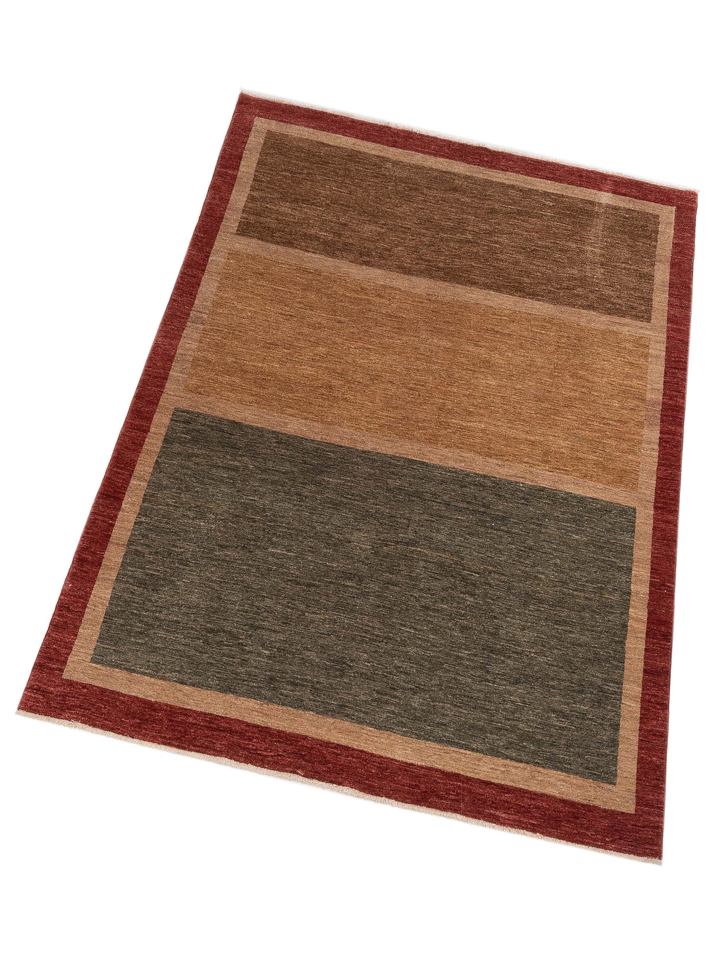 Nomad Bahar 92903 Brown Gold  Contemporary Hand Knotted Rug