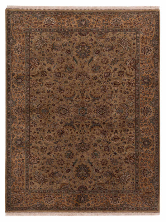 Rajpur Crown 93025 Sage Green Transitional Hand Knotted Rug