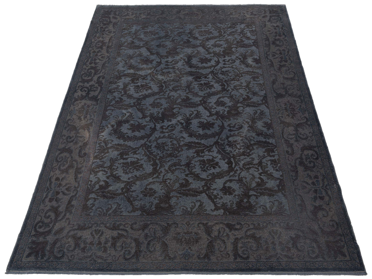 Pasha Vintage 93102 Gray  Contemporary Hand Knotted Rug