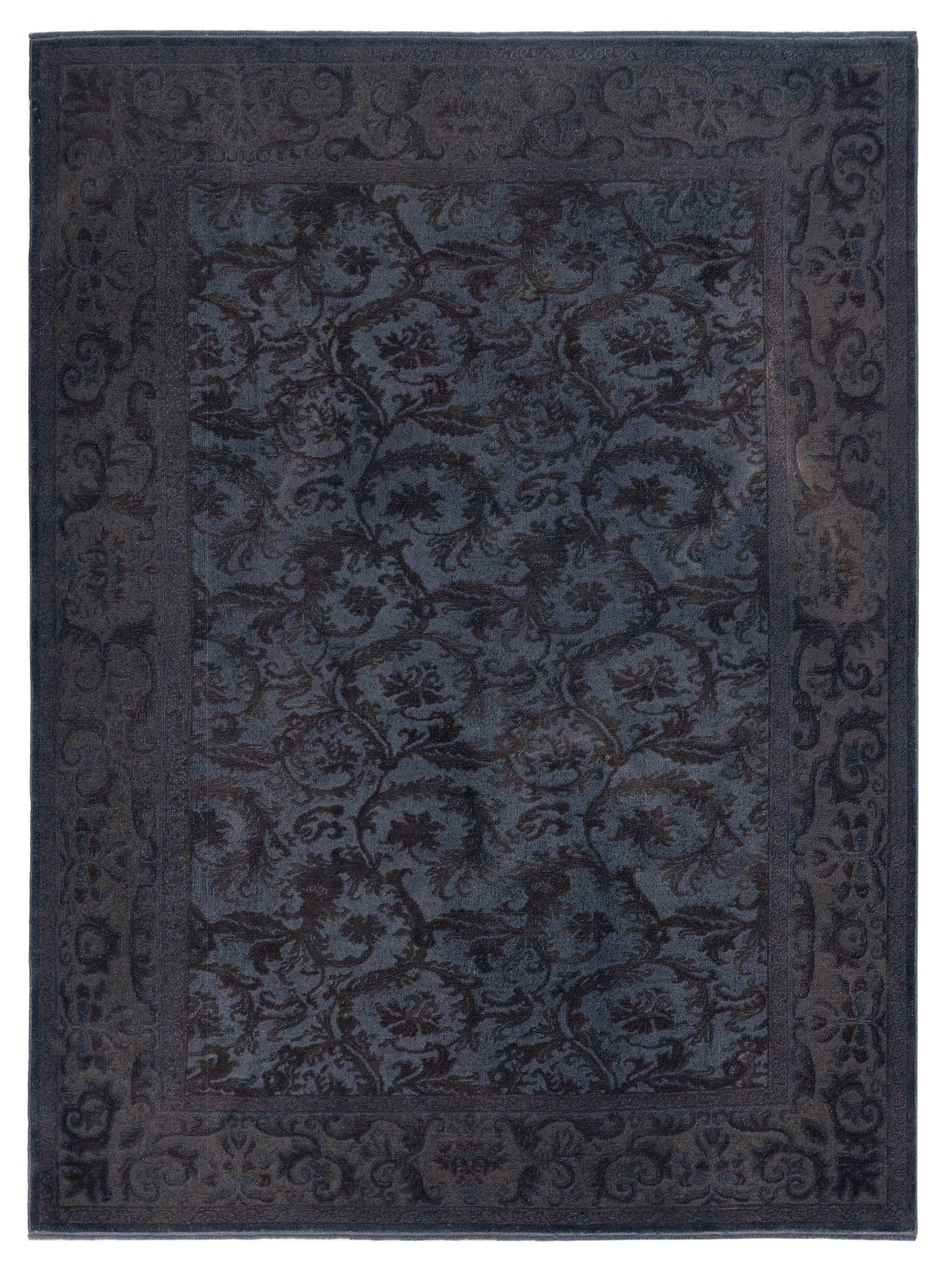 Pasha Vintage 93102 Gray Contemporary Hand Knotted Rug