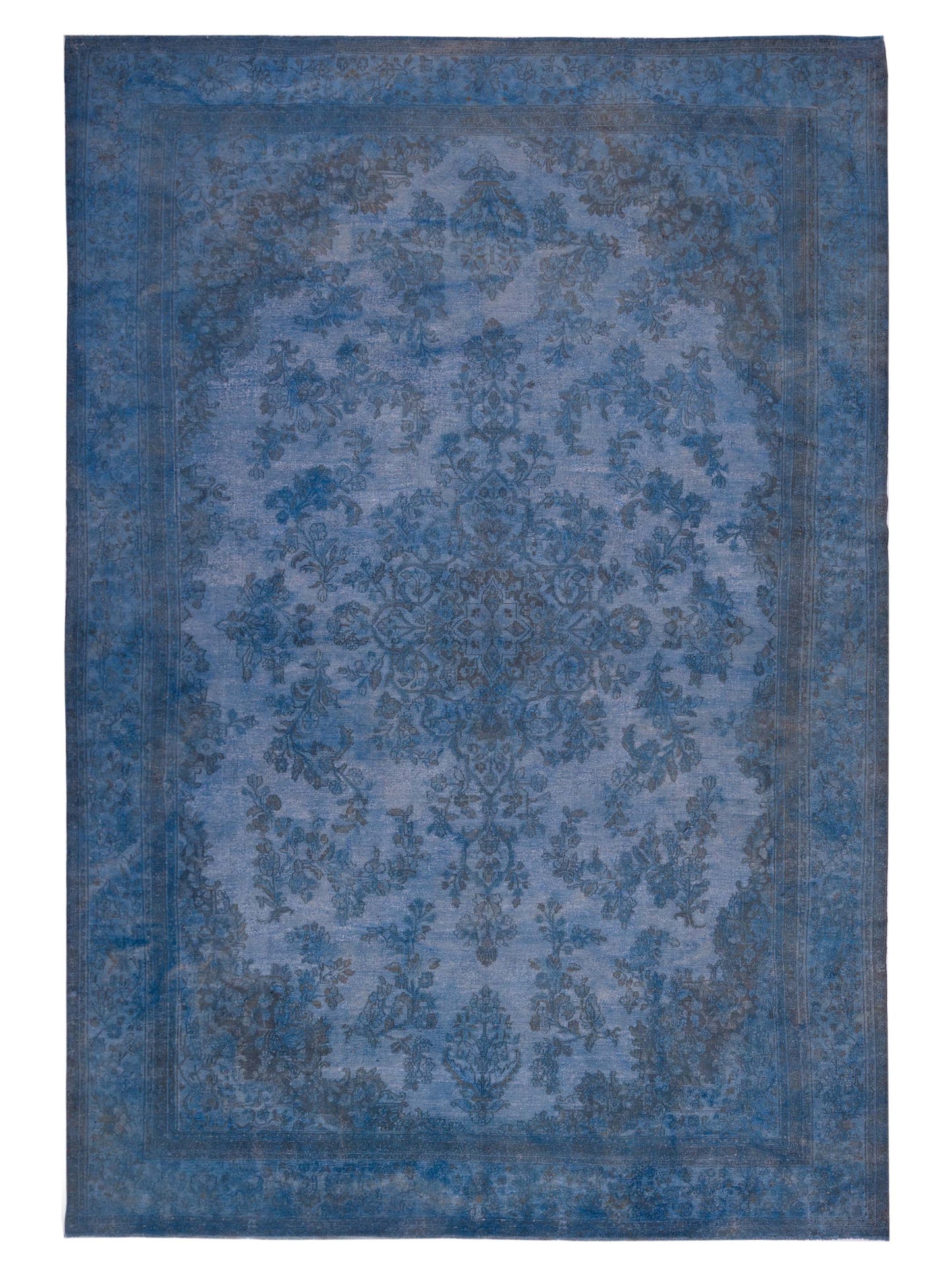 Pasha Vintage 93361 Blue Contemporary Hand Knotted Rug