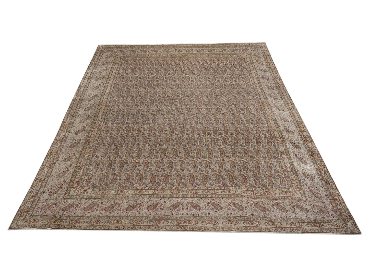 Pasha Antique Heirloom 93501 Beige  Traditional Hand Knotted Rug