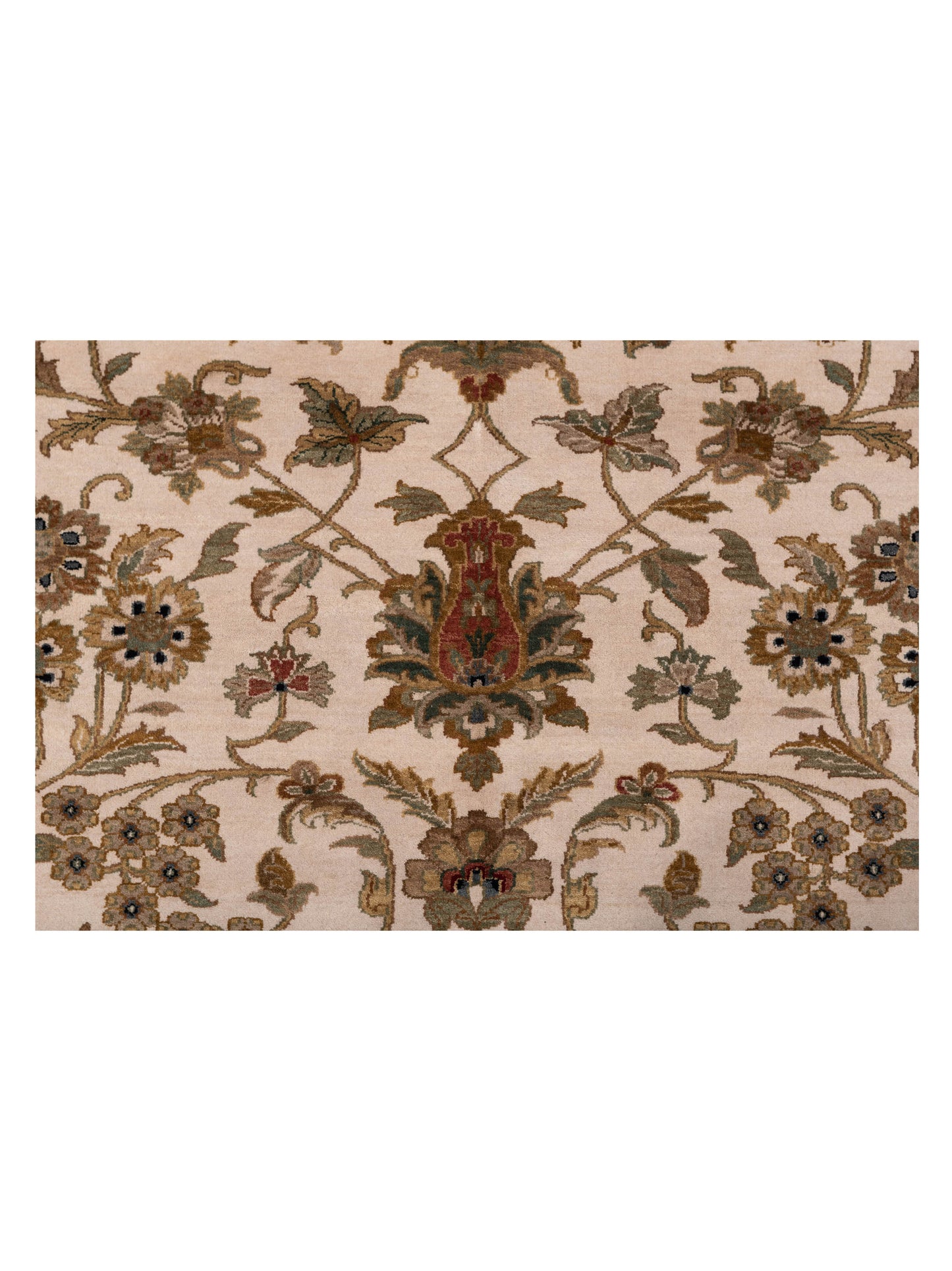 Rajpur Crown 95249 Ivory Brown Transitional Hand Knotted Rug