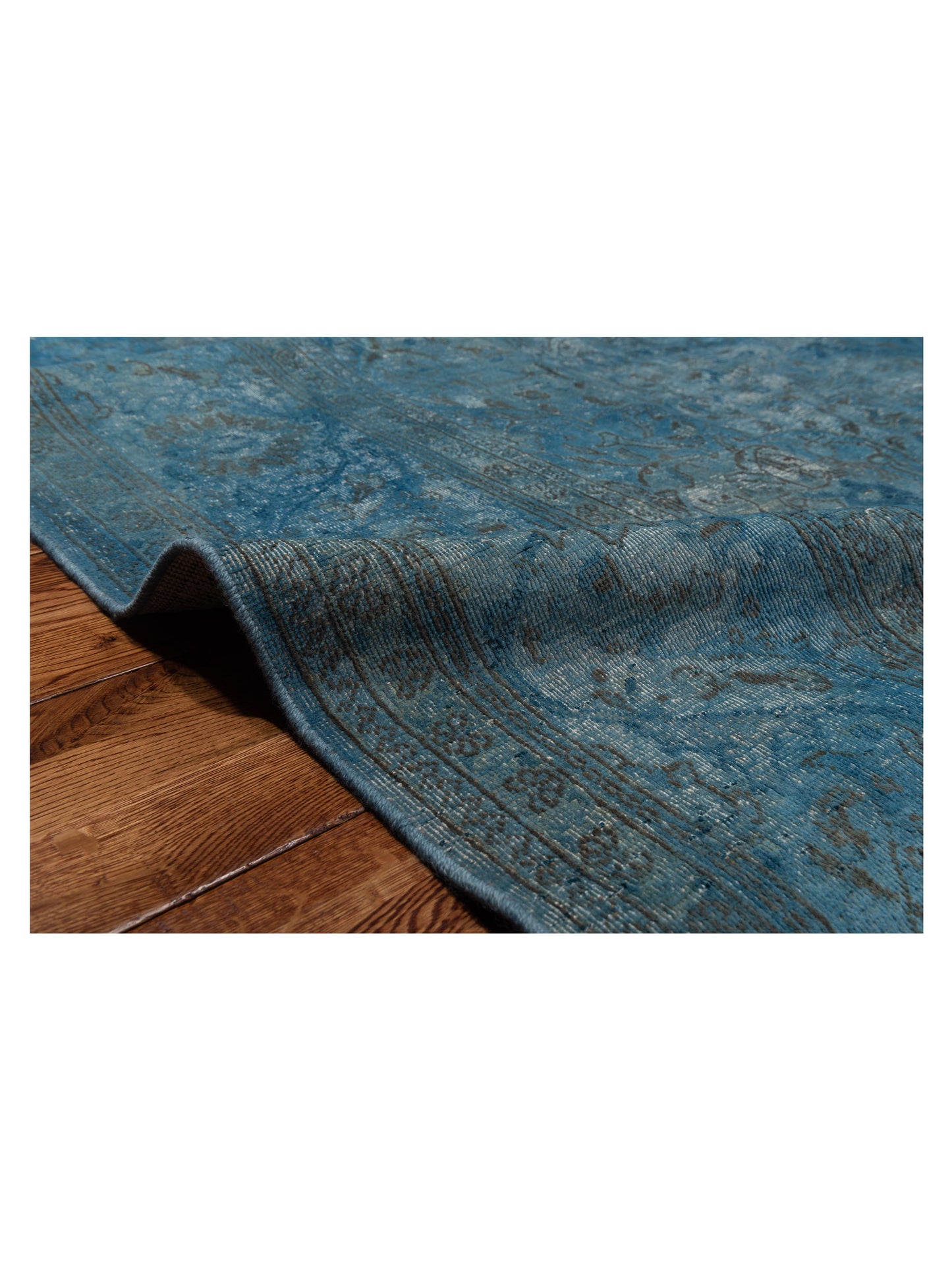 Pasha Vintage 95679 Blue  Contemporary Hand Knotted Rug