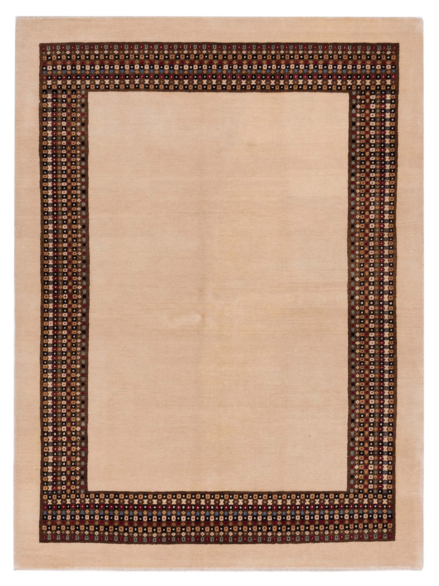 Rajpur Gabbeh 96224 Ivory Contemporary Hand Knotted Rug