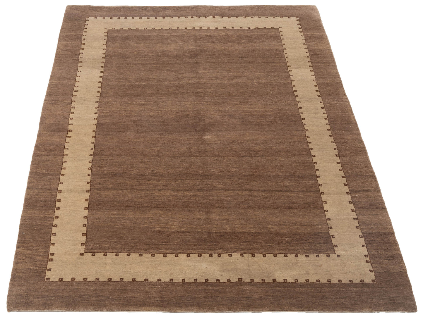 Rajpur Aurore 96228 Brown Beige Contemporary Hand Knotted Rug