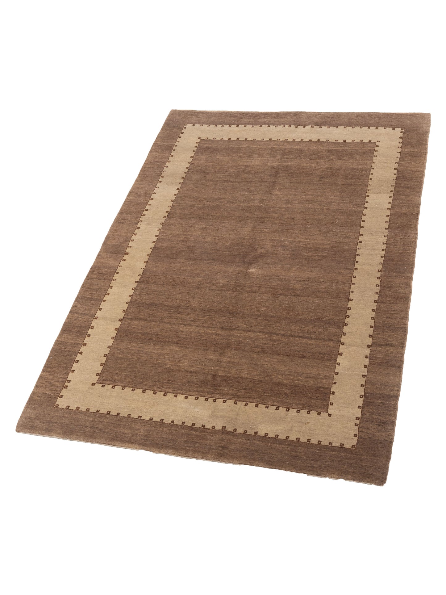 Rajpur Aurore 96228 Brown Beige Contemporary Hand Knotted Rug