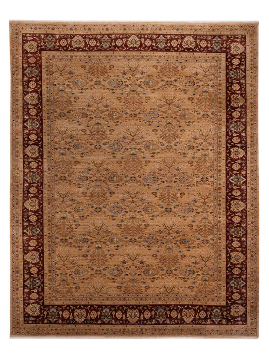 Pasha Narin Aksu Gold Traditional Hand Knotted Rug