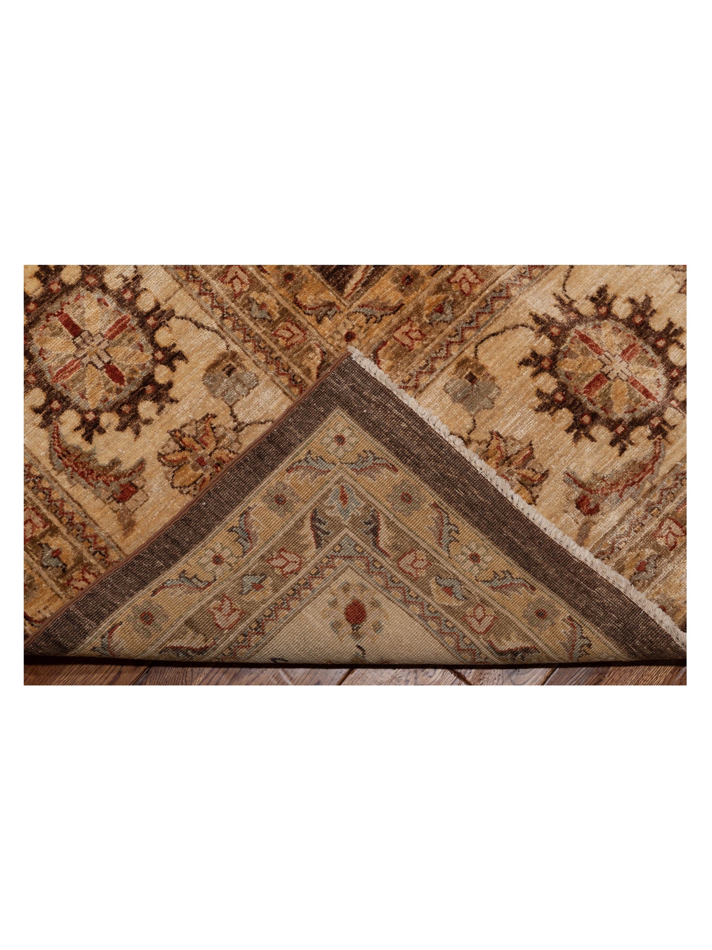 Pasha Sultan 96892 Chocolate Ivory Traditional Hand Knotted Rug