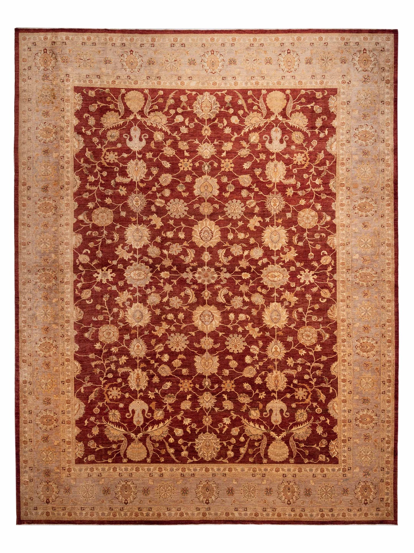 Pasha Sultan 96893 Red Traditional Hand Knotted Rug