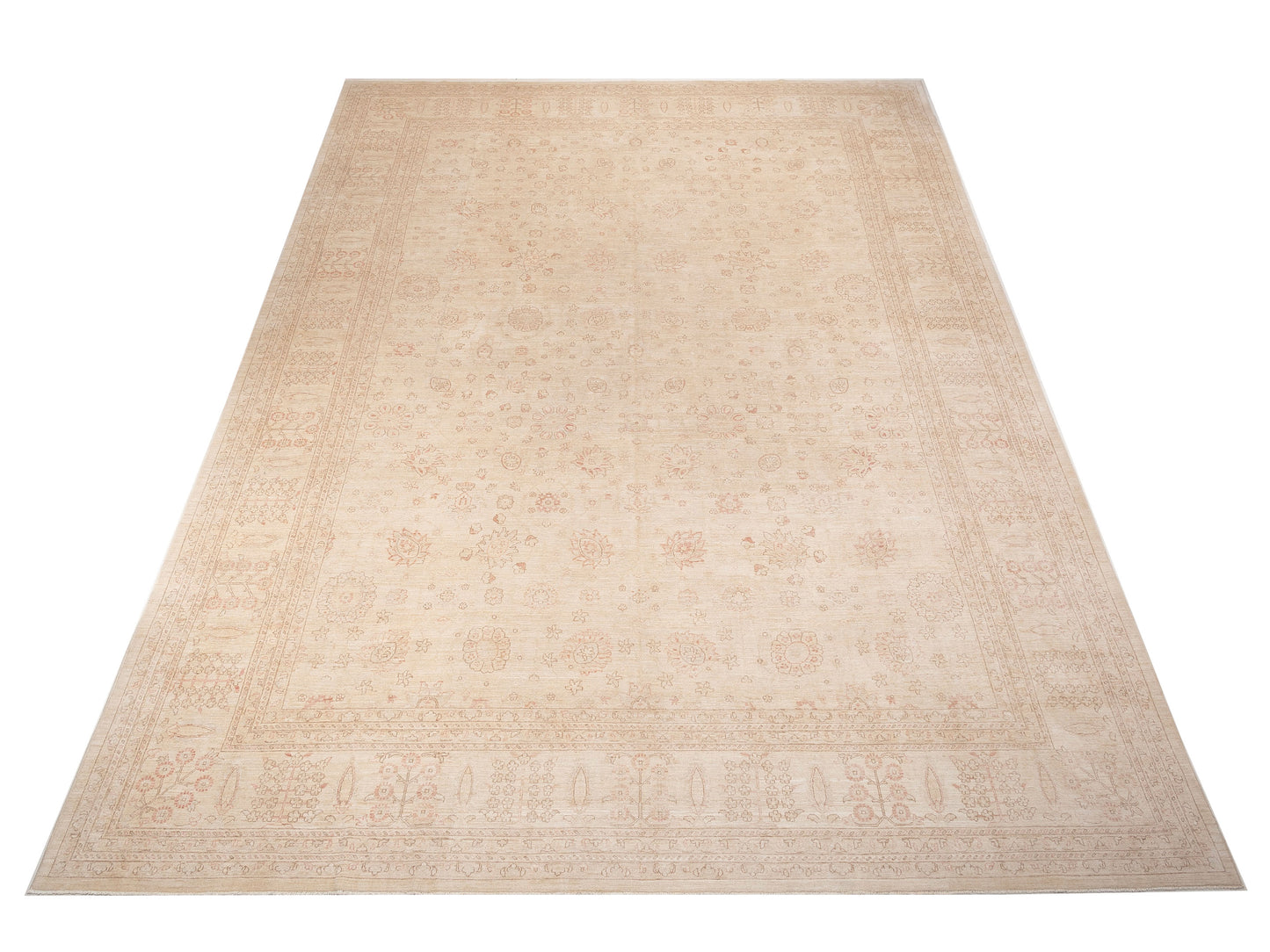 Pasha Sultan 96933 Ivory Ivory Traditional Hand Knotted Rug