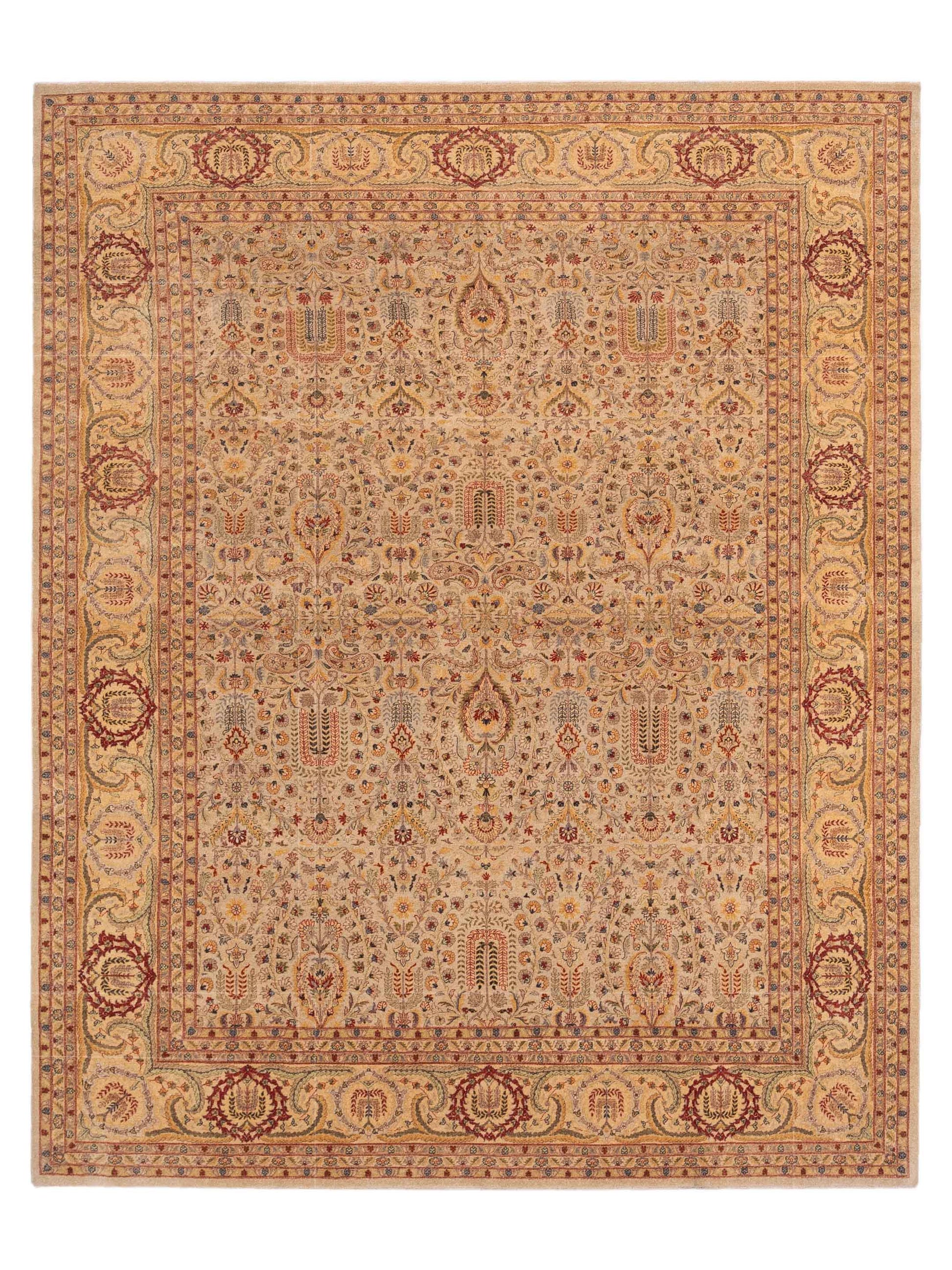 Rajpur Haji Jalili 96944 Cream Transitional Hand Knotted Rug