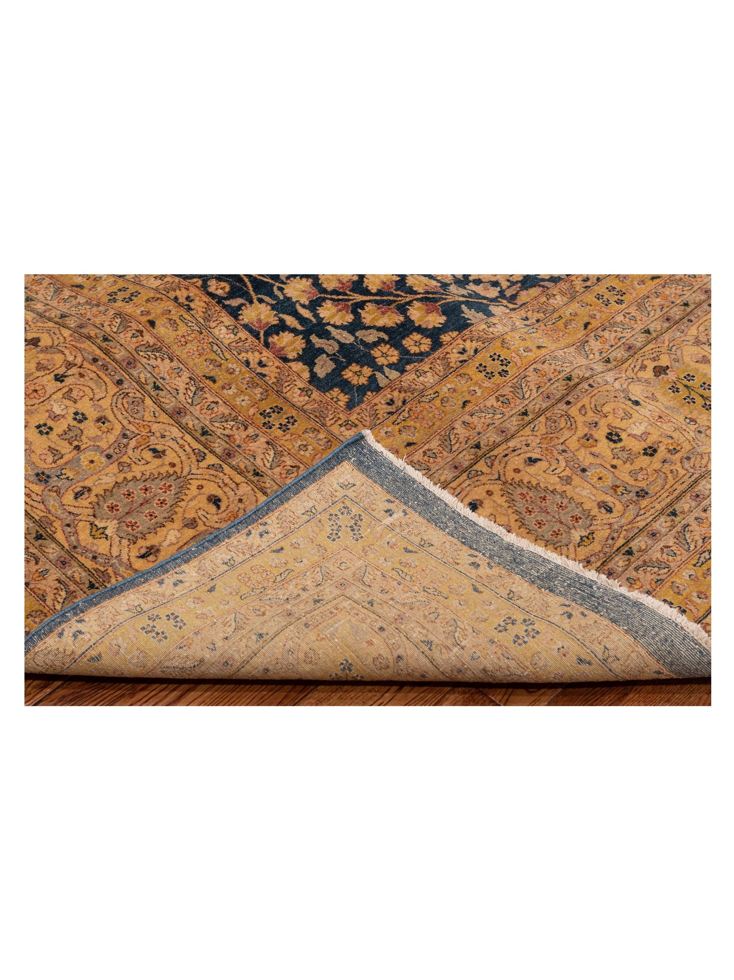 Rajpur Haji Jalili 96945 Navy Gold Transitional Hand Knotted Rug