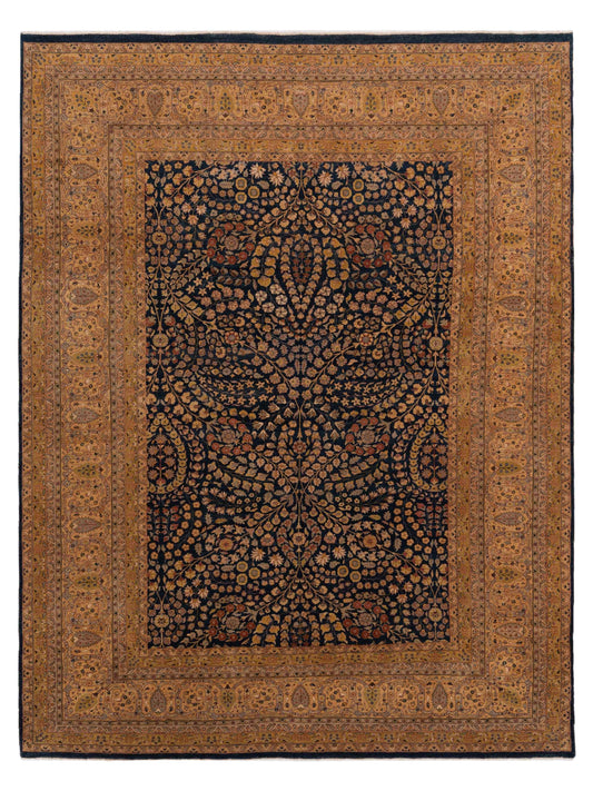 Rajpur Haji Jalili 96945 Navy Transitional Hand Knotted Rug