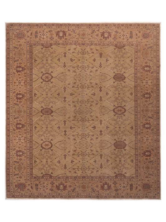 Pasha Turkish Elvan 97386 Beige Traditional Hand Knotted Rug