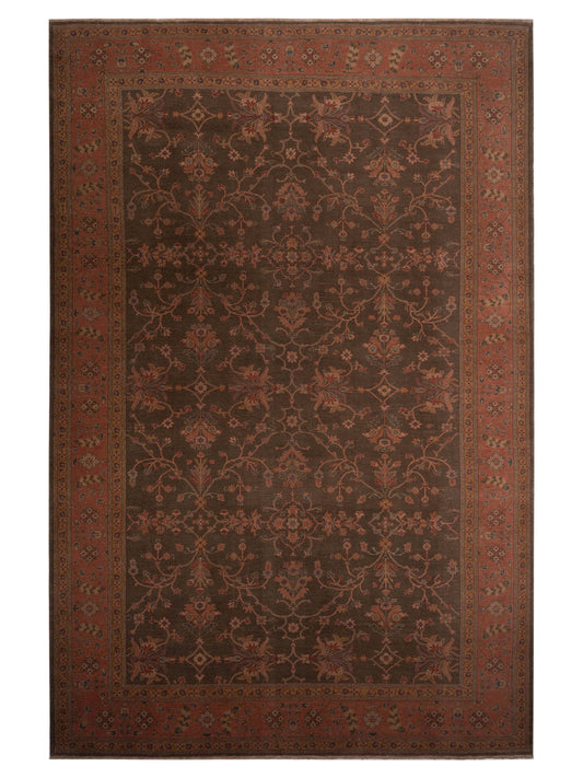 Pasha Turkish Elvan 97392 Green Traditional Hand Knotted Rug