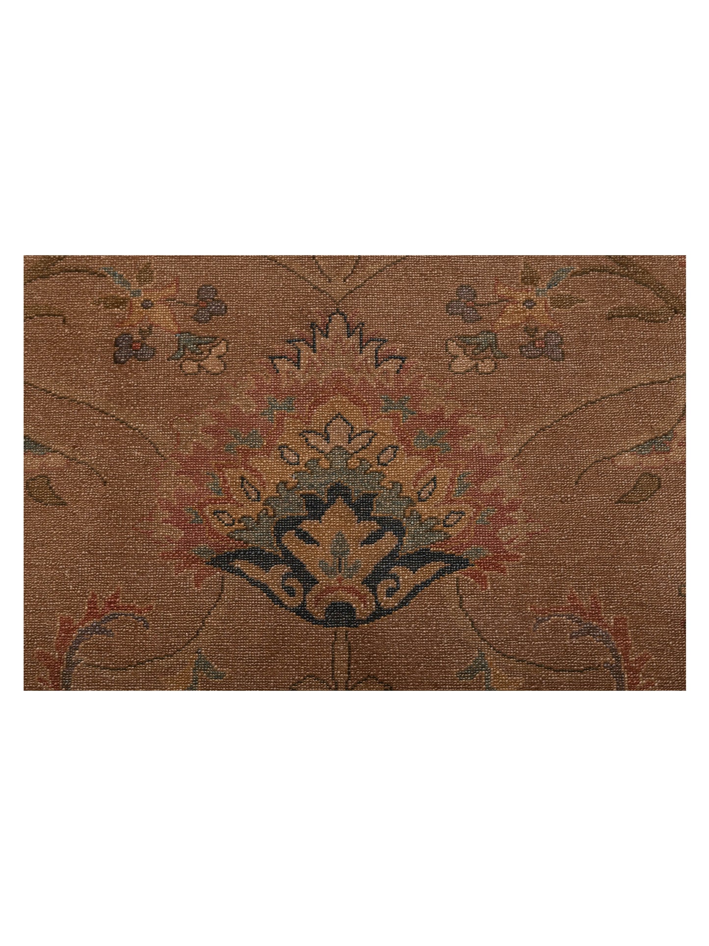 Pasha Turkish Elvan 97402 Light Brown Brown Traditional Hand Knotted Rug