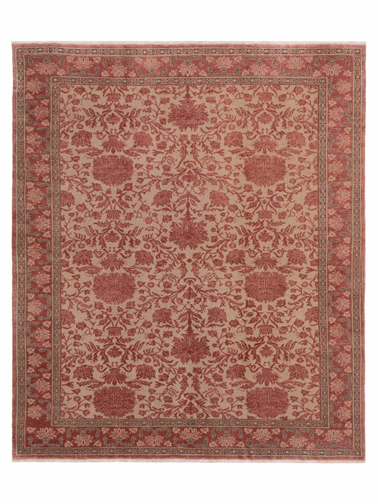 Pasha Turkish Elvan 97429 Cream Traditional Hand Knotted Rug