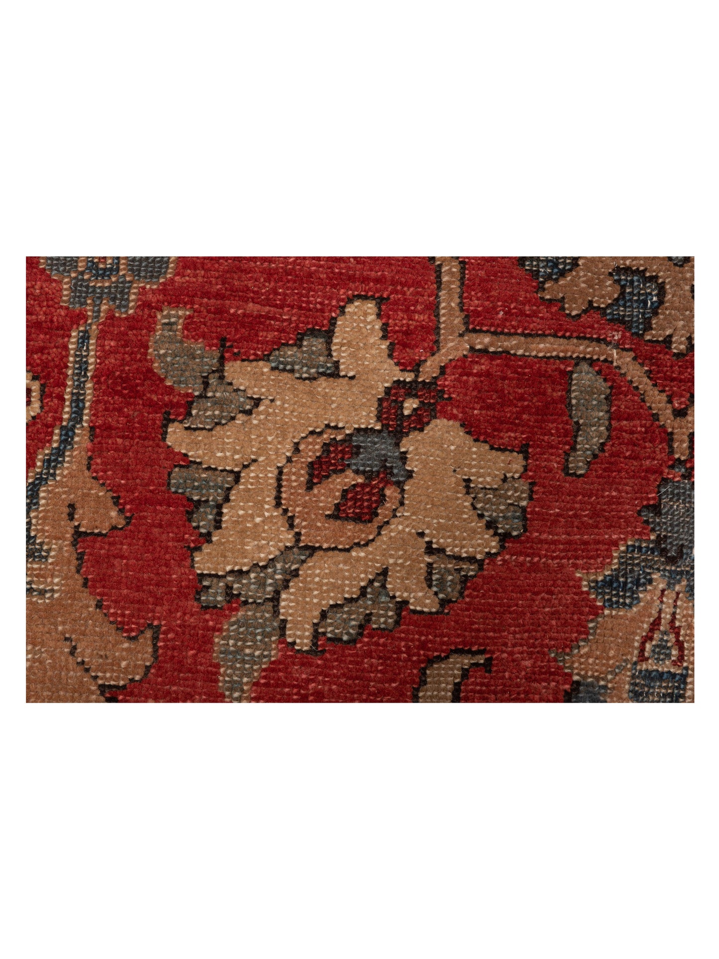 Pasha Turkish Elvan 97466 Rust Blue Traditional Hand Knotted Rug