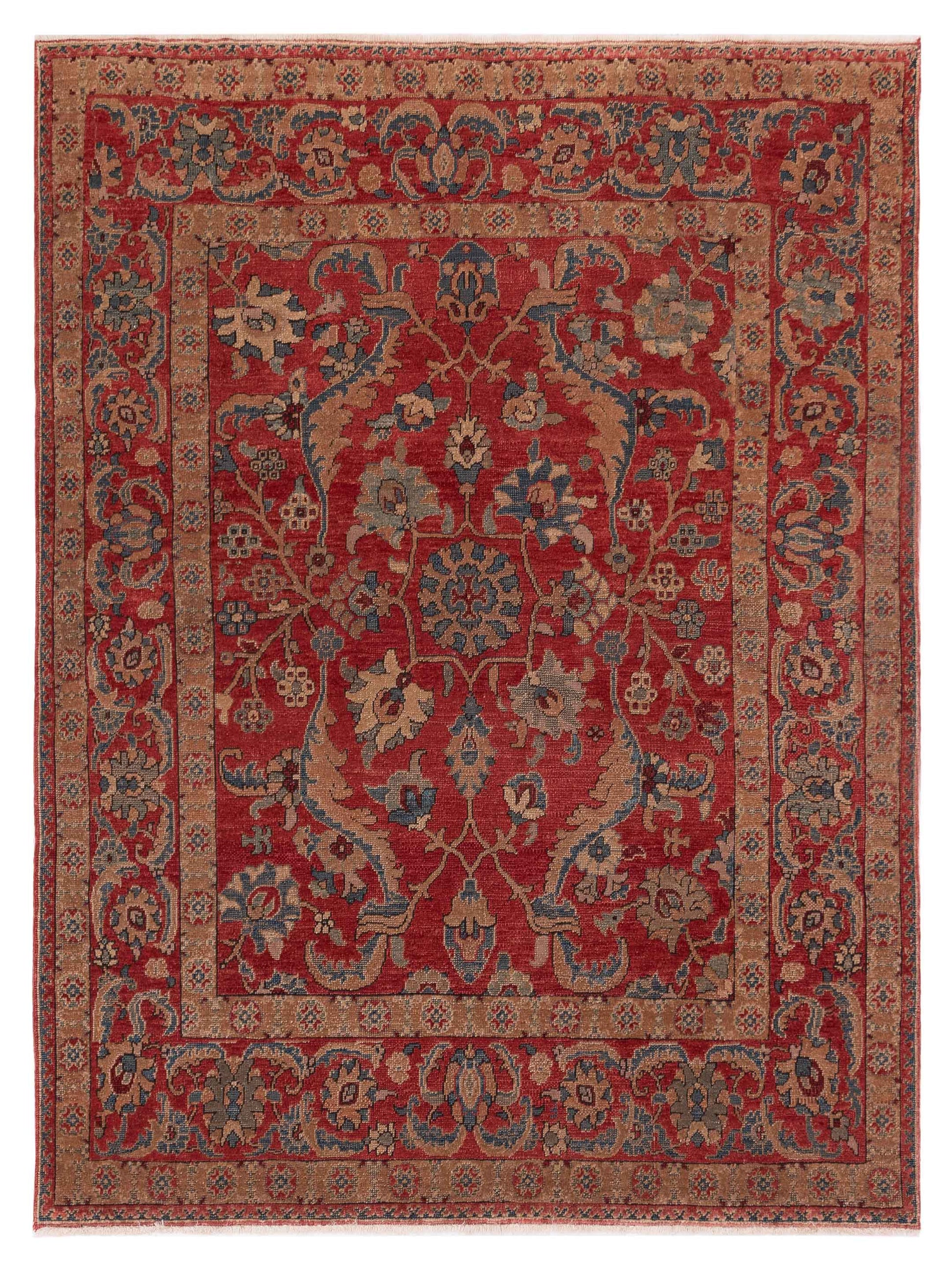 Pasha Turkish Elvan 97466 Rust Traditional Hand Knotted Rug