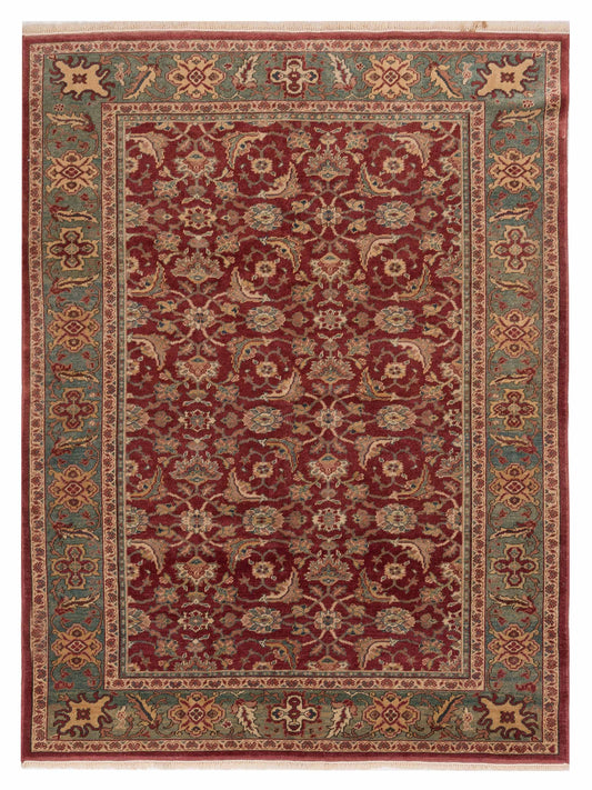 Pasha Antique Loom 97588 Rust Transitional Hand Knotted Rug