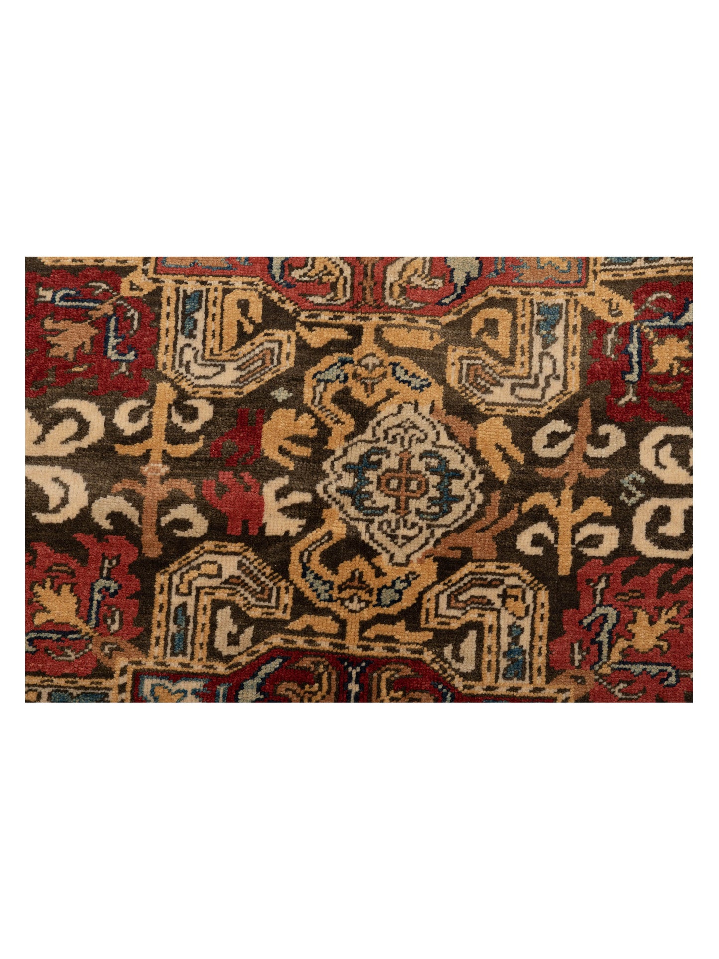 Pasha Antique Loom 98138 Multi  Transitional Hand Knotted Rug