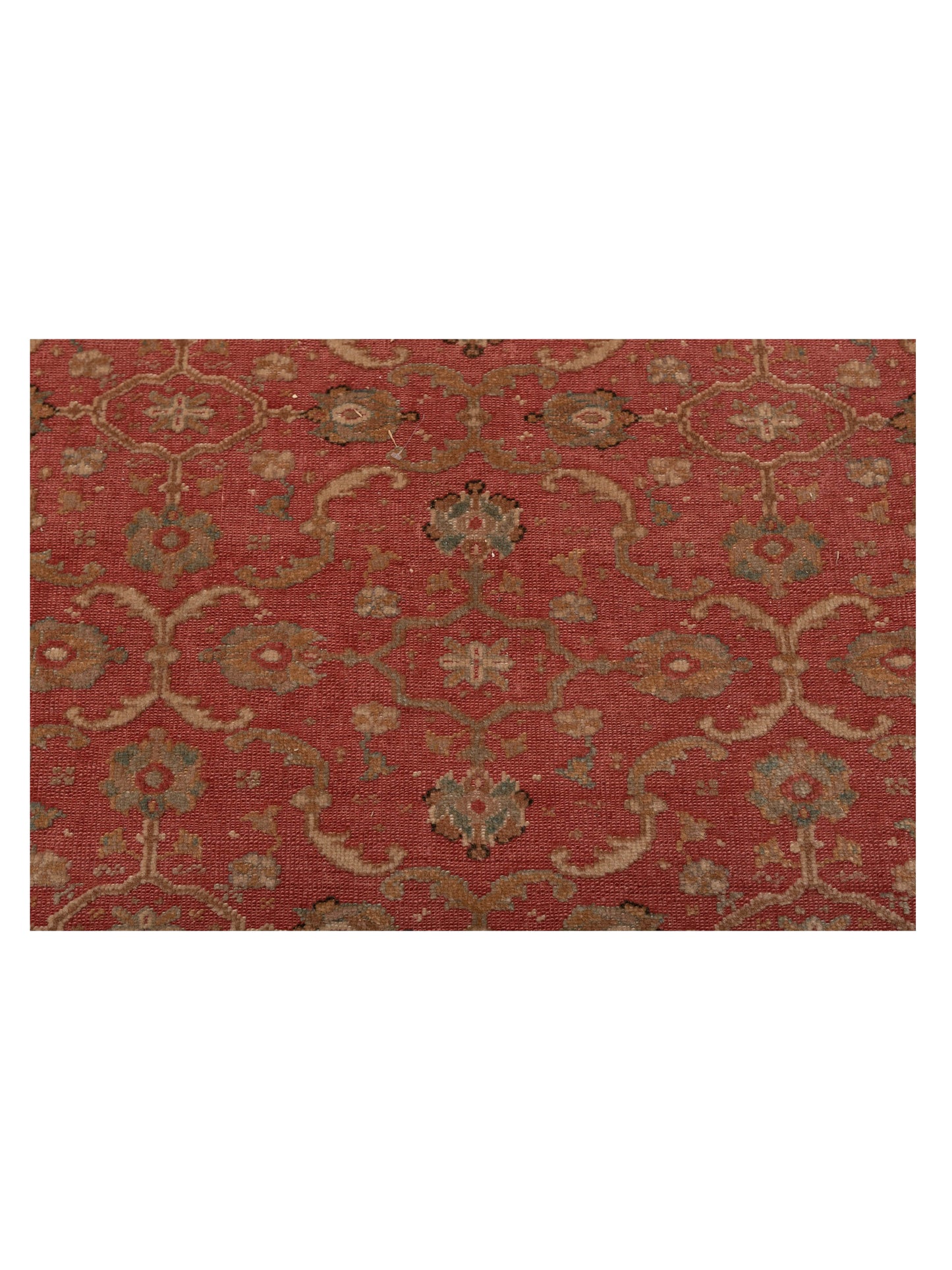 Pasha Antique Loom 98156 Rust Ivory Traditional Hand Knotted Rug