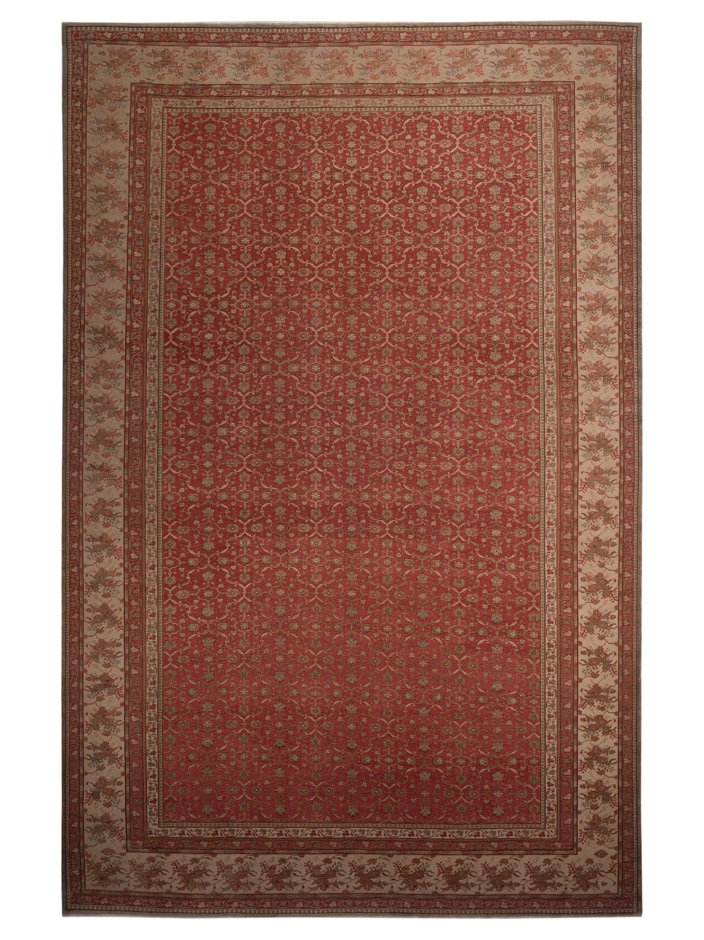 Pasha Antique Loom 98156 Rust Traditional Hand Knotted Rug