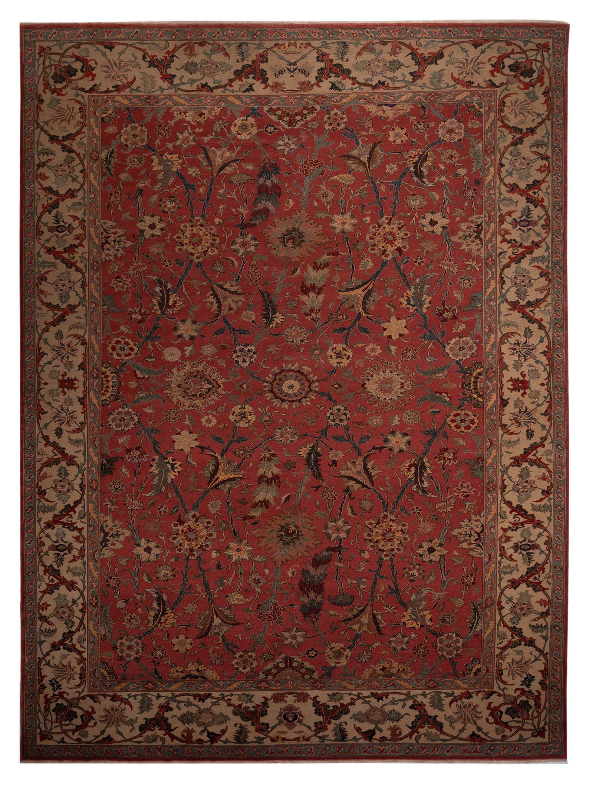 Pasha Antique Loom 98159 Rust Traditional Hand Knotted Rug