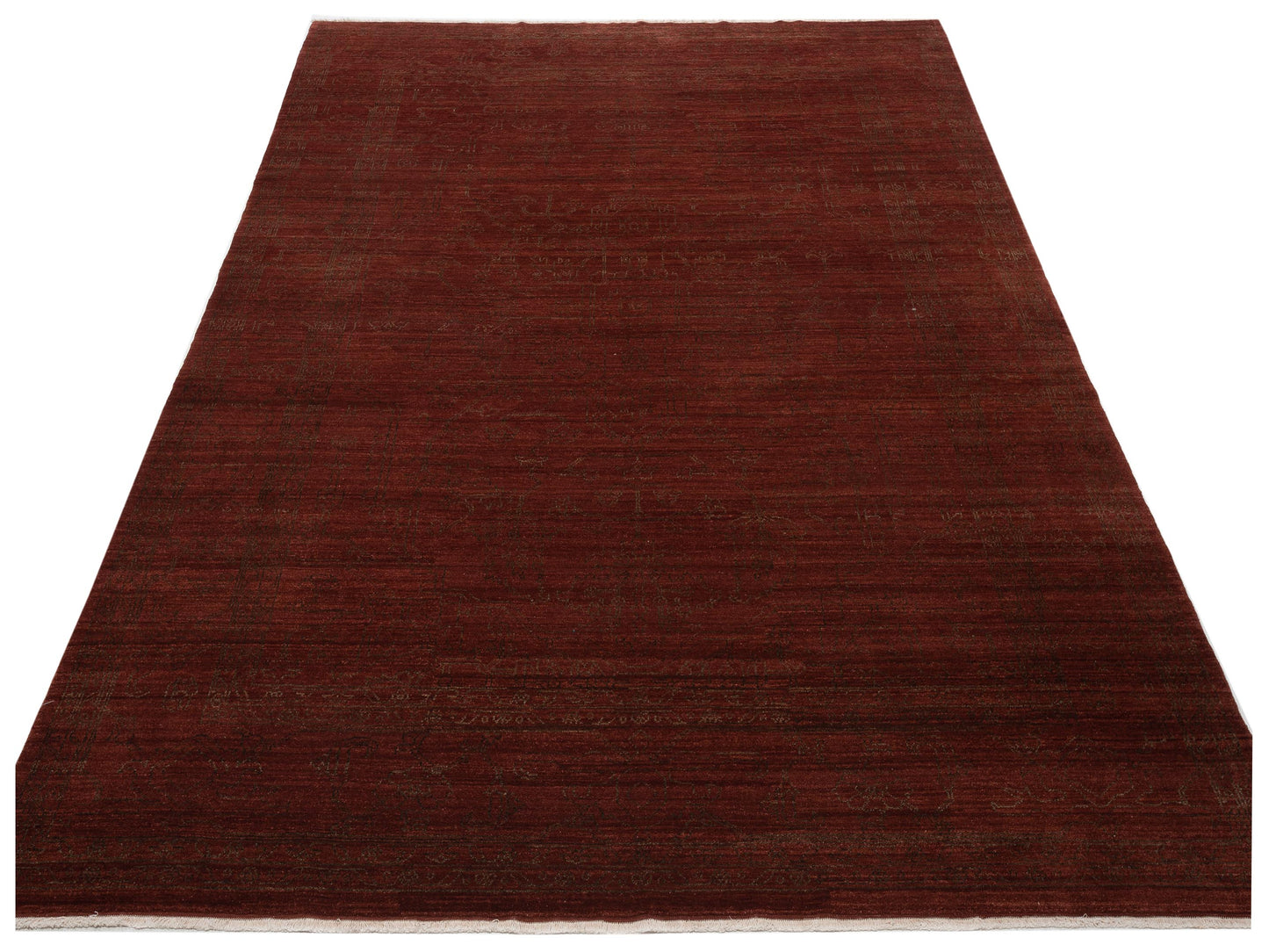 Pasha Ceyhan Hestia Red  Transitional Hand Knotted Rug