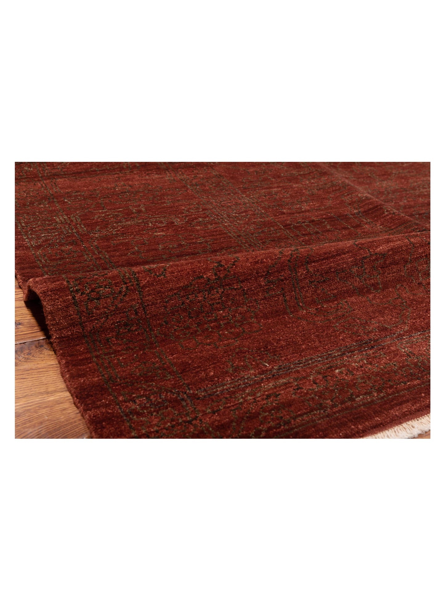 Pasha Ceyhan Limos Red Red Transitional Hand Knotted Rug