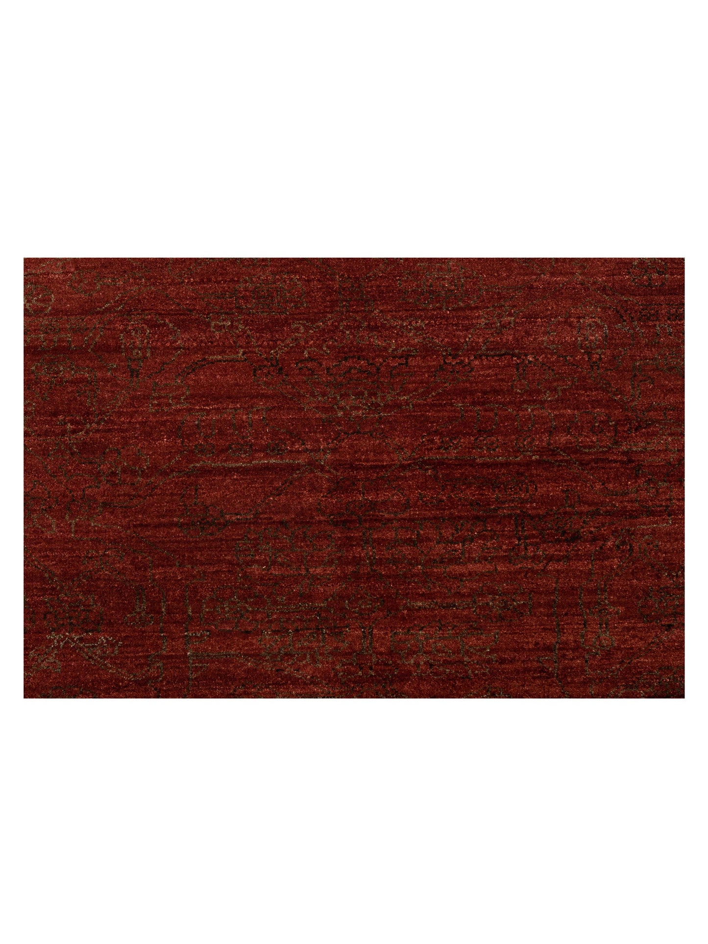 Pasha Ceyhan Limos Red Red Transitional Hand Knotted Rug