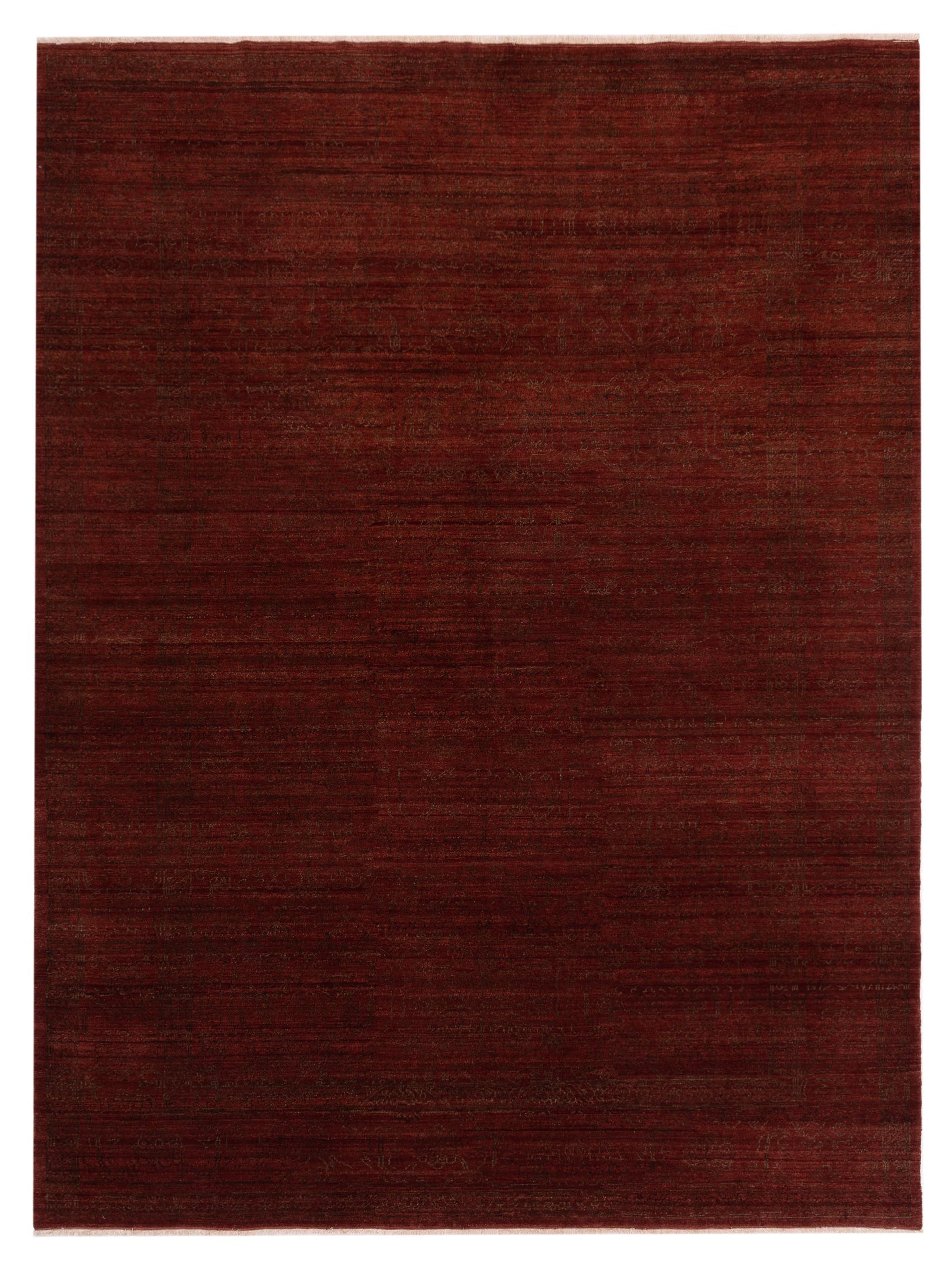 Pasha Ceyhan Limos Red Transitional Hand Knotted Rug