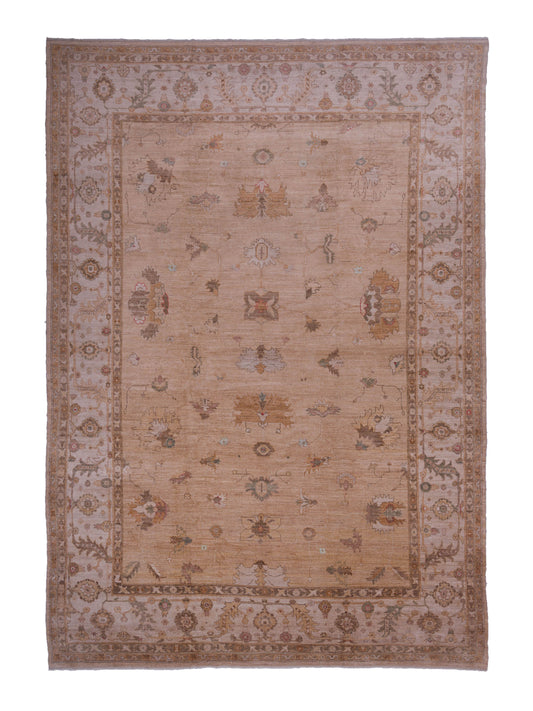 Authentic Angora Oushak Sezen Gold Traditional Hand Knotted Rug