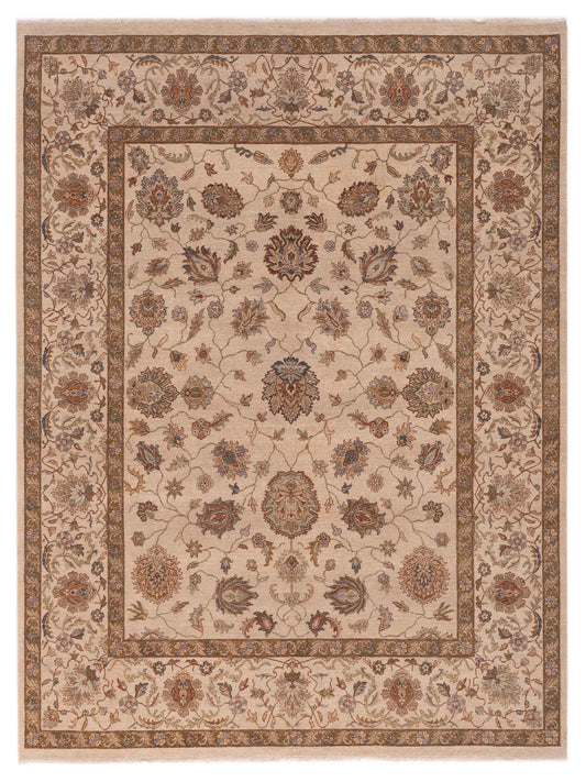 Rajpur Ghazani 98616 Ivory Traditional Hand Knotted Rug